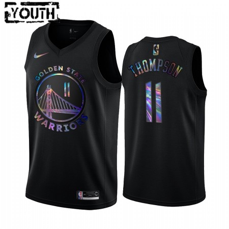 Maillot Basket Enfant Golden State Warriors Klay Thompson 11 Iridescent HWC Collection Swingman